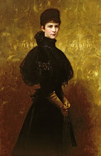 Queen Erzsebet by Gyula Benczúr